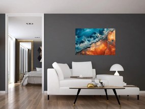 Obraz - Voda a oheň (90x60 cm)