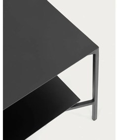 Čierny oceľový konferenčný stolík 60x140 cm Azisi – Kave Home