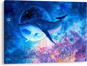 Obraz - Vesmírna veľryba (70x50 cm)