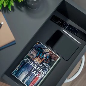 InternetovaZahrada Nočný stolík Hamburg - antracit