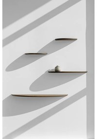 Hnedá polica z dubového dreva 70 cm Mu – Gazzda