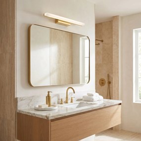 Toolight Toolight, LED nástenné svietidlo, 40cm, 6W, 4000K, 500lm, APP1848-1W, zlatá lesklá, OSW-66360