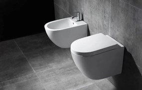 Závesný bidet REA CARLO MINI, biela