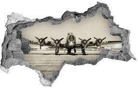 Foto fotografie diera na stenu Old bomber nd-b-70974591