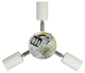 Duolla - Stropné svietidlo YUTE BOHO 3xE27/15W/230V pr. 60 cm hnedá/krémová