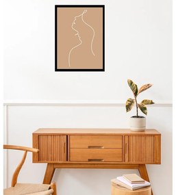 Plagát 29x41 cm Lovers Line Art – Veronika Boulová