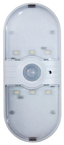 Nástenné LED svietidlo, 1x LED 0,5w 4000k, w, pohybový senzor