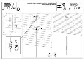 Brilagi -  LED Luster na lanku DRIFA 1xG9/4W/230V čierna
