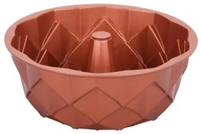 Forma na bábovku KITCHISIMO 24 cm diamant/medená