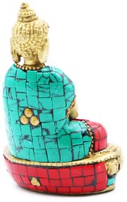 Mosadzná figúrka buddhu - amitabha