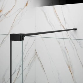 Gelco Gelco, SPIRIT BLACK obdĺžniková sprchová zástena 1400x800mm L/P varianta, GI1014BGI3580B