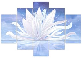 Obraz - Lotusový kvet (150x105 cm)
