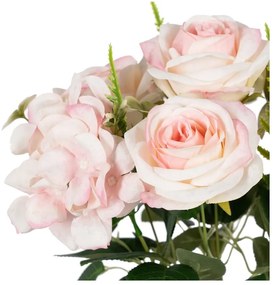 Umelá kvetina (výška 43 cm) Roses – Ixia