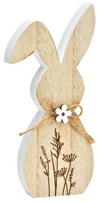 Veľkonočný drevený zajac FLORAL RABBIT 20 cm