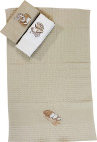 Utierky na riad vaflové Bread 40x60cm 3ks TiaHome