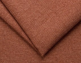 Rohová sedacia súprava Scala, hrdzavá látka, ľavý roh