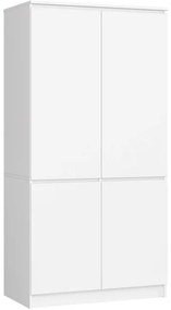 Skriňa S 90 4D CLP biela