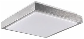 Stropné svietidlo KAZIMIERZ 2xE27/20W/230V 29,5x29,5 cm strieborná