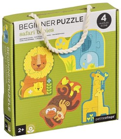 Petitcollage Prvé puzzle mláďatá safari