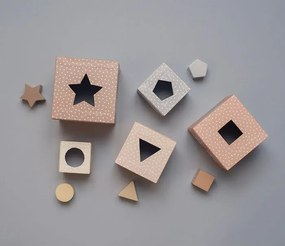 Stohovacie kocky Prírodné