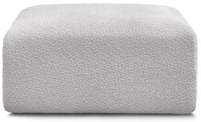 Svetlosivá podnožka z textílie bouclé Tina – Bobochic Paris