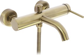 Rea Spot, vaňová batéria s ručnou sprchovou súpravou, zlatá matná, REA-B2083