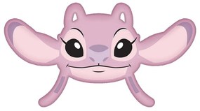 Fleecový detský vankúšik 41x32 cm Lilo and Stitch "Angel Pink" – Jerry Fabrics