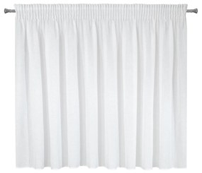 ZÁCLONA NA PÁSKE VIOLA 400X145 CM BIELA