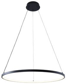 Moderný LED luster Breno 60 čierna