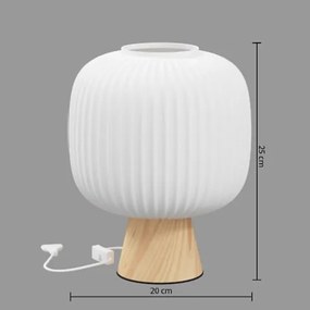 Atmosphera - Stolná lampa TRAVIS 1xE27/25W/230V