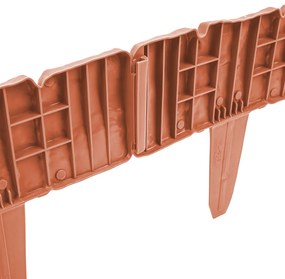 4Home Záhradná palisáda - obrubník Terracotta, 2,5 m