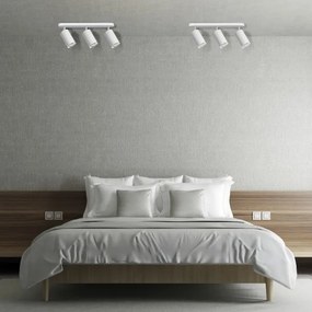 LED RGBW stmievateľné kúpeľňové bodové svietidlo TURYN 3xGU10/6,5W/230V IP44 biela