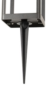 Vonkajšia stojaca lampa tmavosivá 40 cm vrátane LED a stmievateľného svetla na solár - Sonne