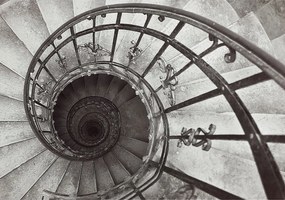 Plátno maľba Spiral Stairs