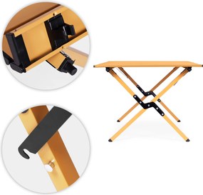 MultiGarden Turistický skladací stôl 90x60 cm s taškou MultiGarden