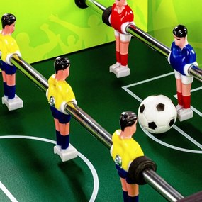 GamesPlanet® 70124 Mini stolný futbal s nožičkami, 70 x 37 x 25 cm, potlač