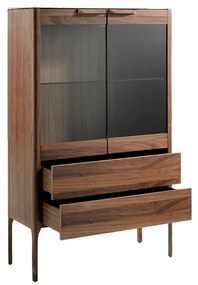 Walnut Vitrína 3075 99 × 40 × 161 cm ANGEL CERDÁ