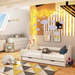 Detská posteľ 180x80 cm ( s roštom a matracom) Legitima 180x80 cm (biela). Vlastná spoľahlivá doprava až k Vám domov. 1117300