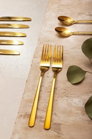 Súprava príborov B2LUGANO zlatá 24 ks 854267