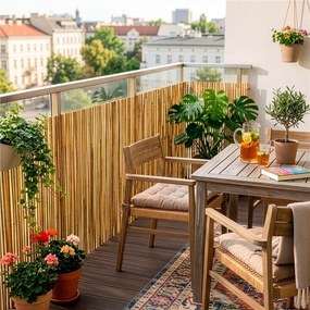 SPRINGOS Bambusová rohož na balkón a plot 1,8 x 5 m – maskovací kryt a zástena GA0229