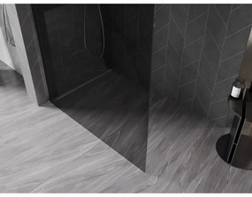 Mexen, Mexen Kioto-X sprchová stena 150 x 200 cm, grafit 10 mm, chróm - 800-150-101-01-40-X
