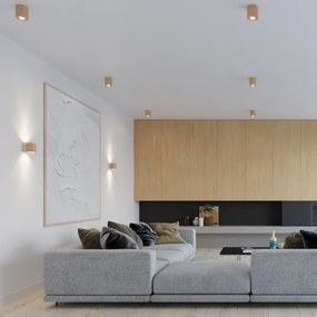 Sollux SL.0492 - Bodové svietidlo ORBIS 1xGU10/10W/230V drevo