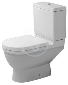 DURAVIT Starck 3 WC kombi misa, spodný odpad, s HygieneGlaze, biela, 0126012000