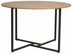 Okrúhly jedálenský stôl s doskou v dekore dub ALTO 120x120