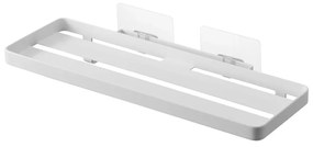 Matne biela oceľová kúpeľňová polička bez vŕtania Film Hook – YAMAZAKI