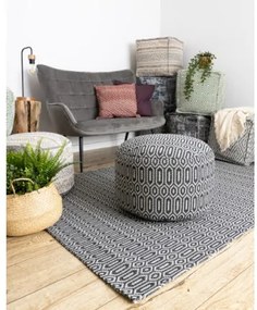 Koberec EKO SIZAL BOHO Casa 22075 čierny / sivý