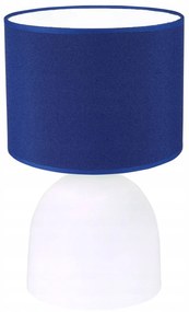 Stolová lampa INDIGO, 1x textilné tienidlo (výber zo 7 farieb), (výber z 3 farieb konštrukcie)