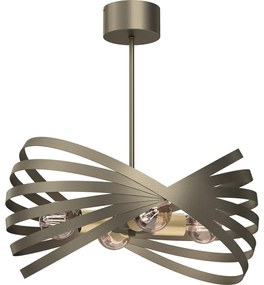 Luster na tyči SPARKLE 4xE27/15W/230V mosadz