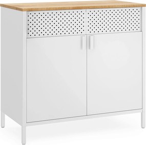 XXXLutz KOMODA, biela, béžová, 80/76/40 cm Boxxx - Komody - 002543048801