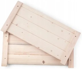 Búda pre psa zateplená veľkosti M odtieň prírodný